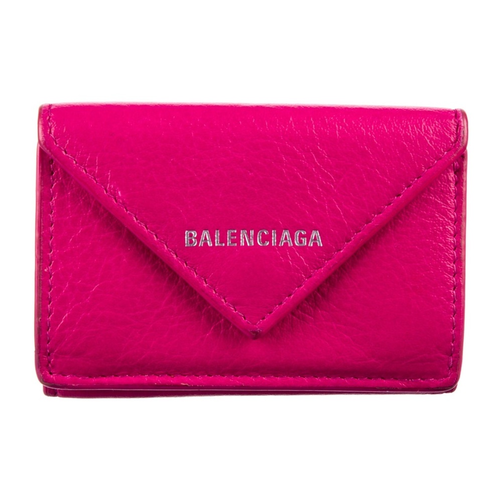 Balenciaga Pink Leather Wallet